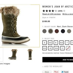 Sorel Joan of Arctic in Nori